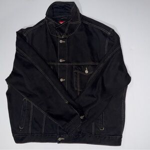 Wrangler Overdyed Black Denim Jacket